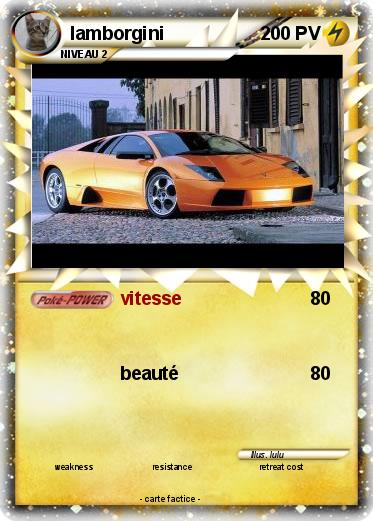Pokemon lamborgini