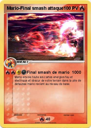 Pokemon Mario-Final smash attaque
