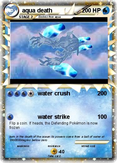 Pokemon aqua death