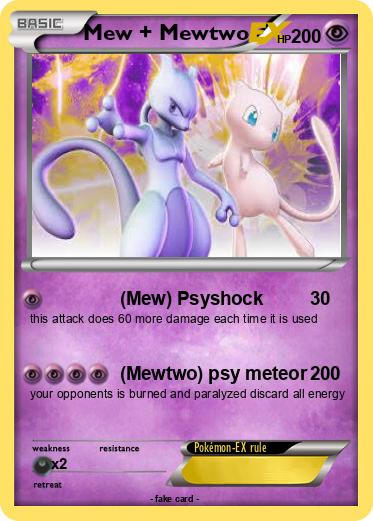 Pokemon Mew + Mewtwo