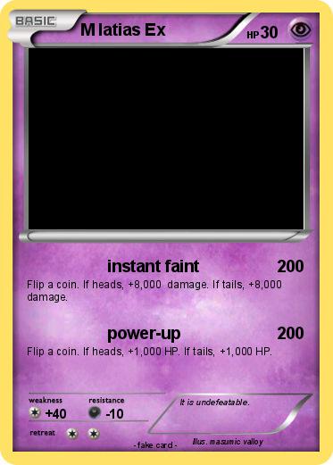 Pokemon M latias Ex