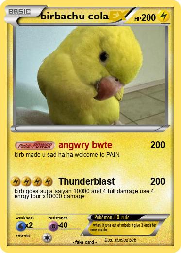 Pokemon birbachu cola