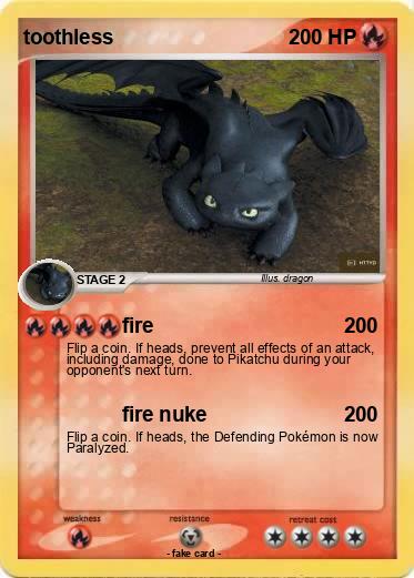 Pokemon toothless