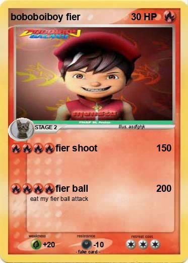 Pokemon boboboiboy fier