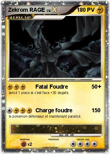 Pokemon Zekrom RAGE