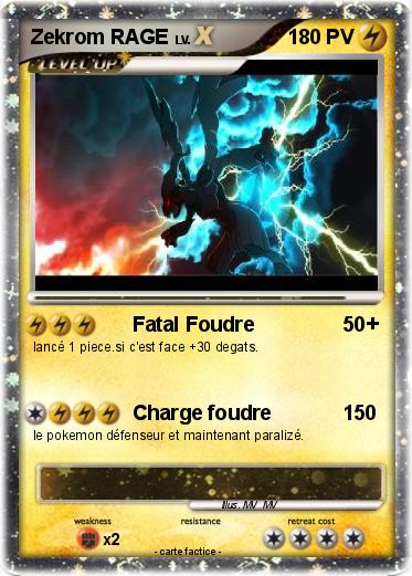 Pokemon Zekrom RAGE