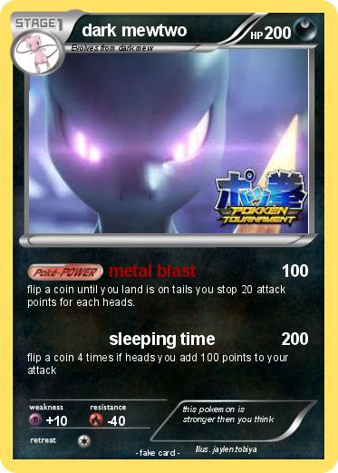 Pokemon dark mewtwo