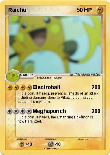 Pokemon Raichu