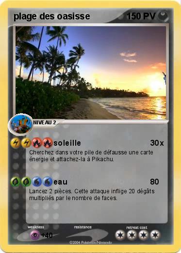 Pokemon plage des oasisse