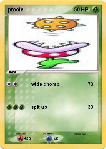 Pokemon ptooie