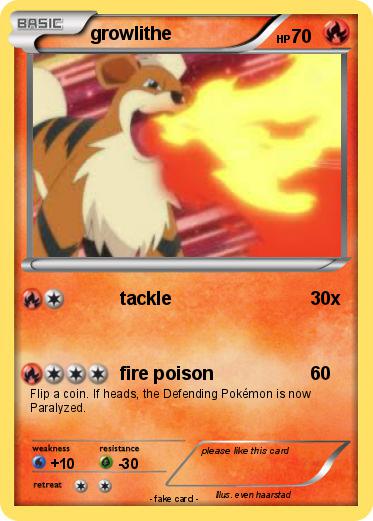 Pokemon growlithe
