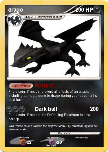 Pokémon drago 1322 1322 - Protect - My Pokemon Card