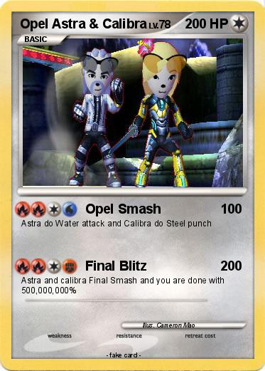 Pokemon Opel Astra & Calibra