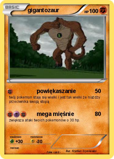 Pokemon gigantozaur