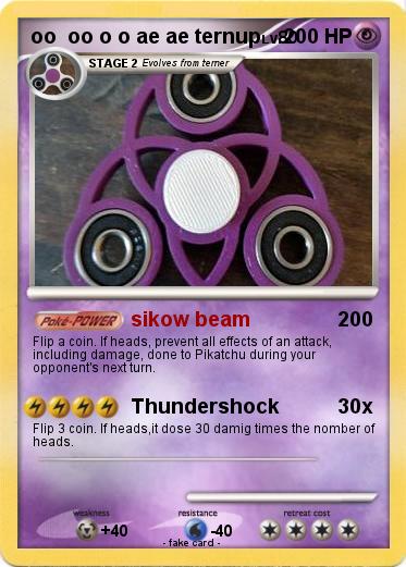 Pokemon oo  oo o o ae ae ternup