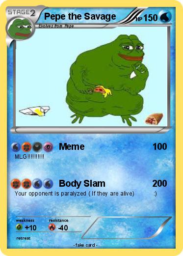Pokemon Pepe the Savage
