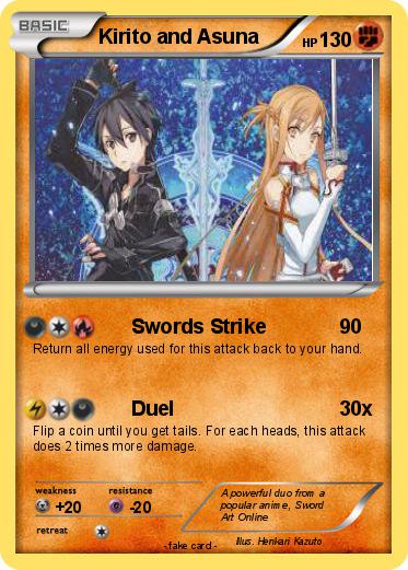 Pokemon Kirito and Asuna