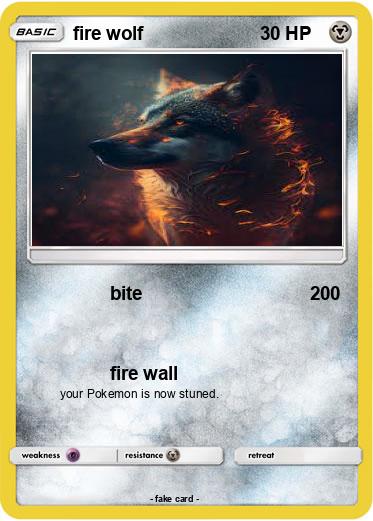 Pokemon fire wolf