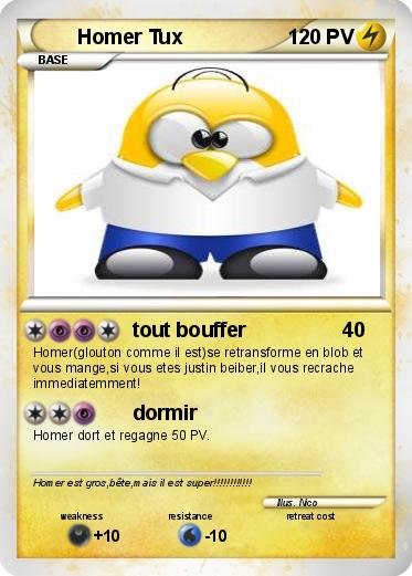 Pokemon Homer Tux