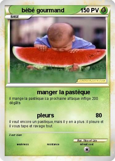 Pokemon bébé gourmand