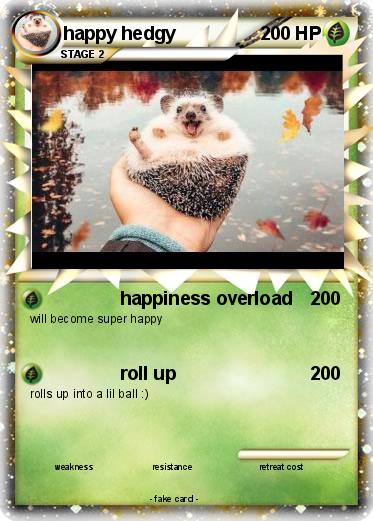 Pokemon happy hedgy