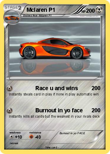Pokemon Mclaren P1