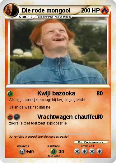 Pokemon Die rode mongool