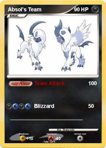 Pokemon Absol's Team