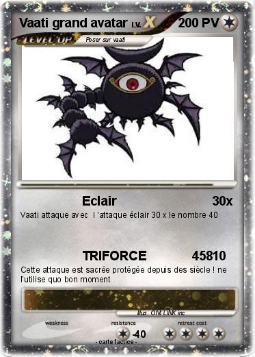 Pokemon Vaati grand avatar