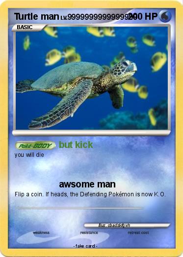 Pokemon Turtle man