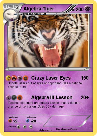 Pokemon Algebra Tiger
