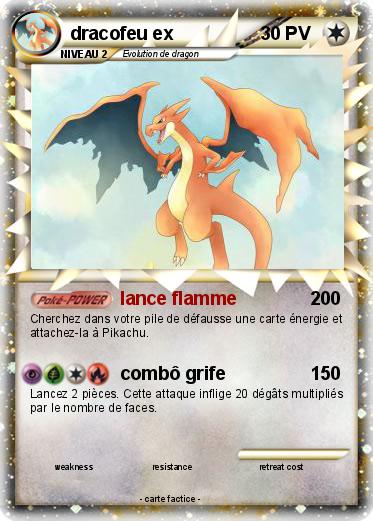 Pokemon dracofeu ex