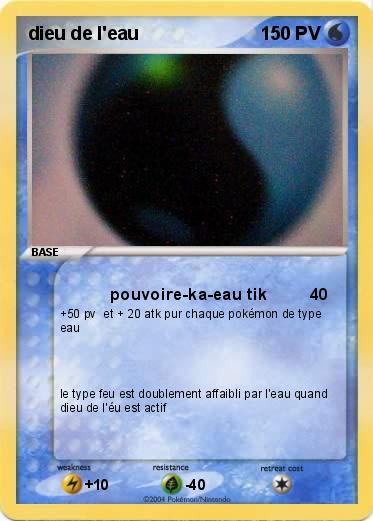 Pokemon dieu de l'eau