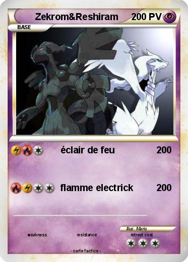 Pokemon Zekrom&Reshiram