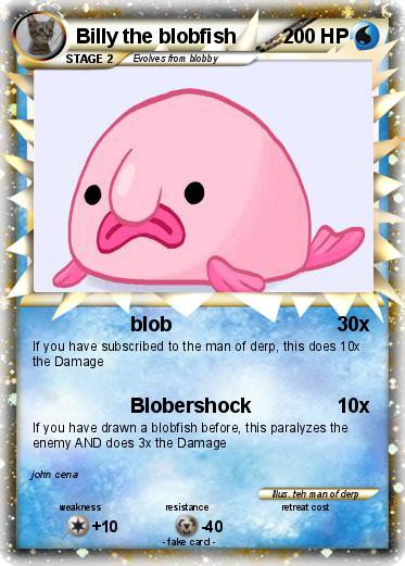 Pokemon Billy the blobfish