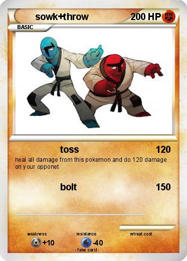 Pokemon sowk+throw