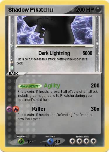 Pokemon Shadow Pikatchu