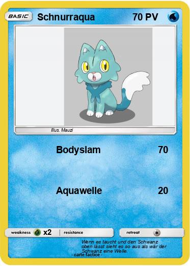 Pokemon Schnurraqua