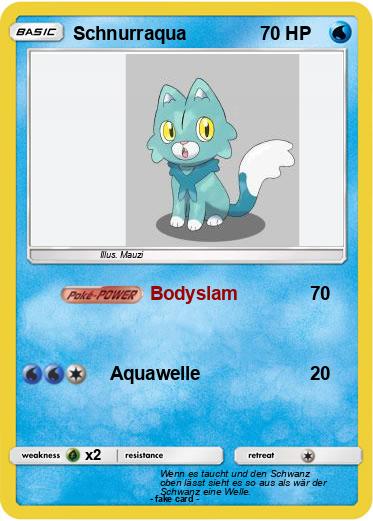 Pokemon Schnurraqua