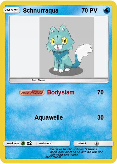 Pokemon Schnurraqua