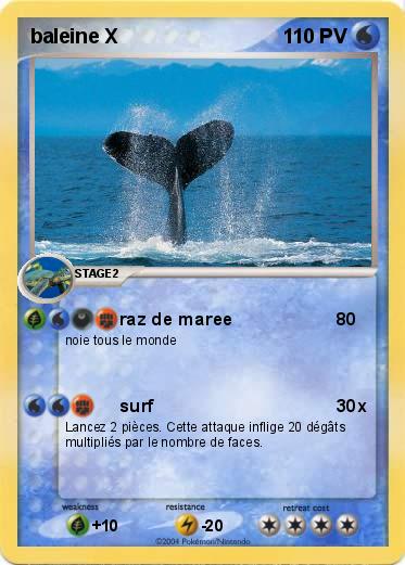 Pokemon baleine X