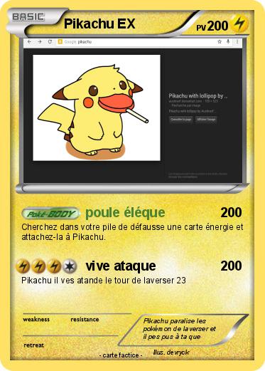 Pokemon Pikachu EX