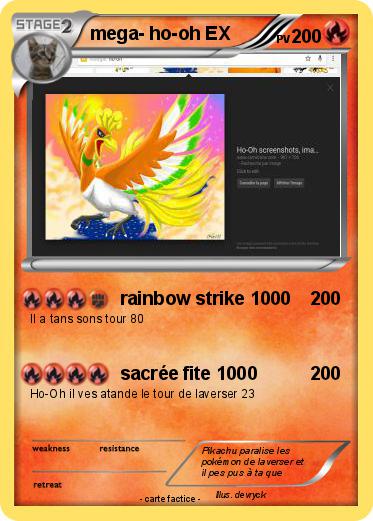 Pokemon mega- ho-oh EX