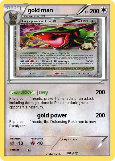 Pokemon gold man