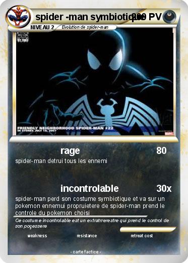 Pokemon spider -man symbiotique