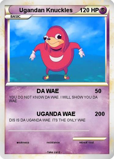 Pokemon Ugandan Knuckles
