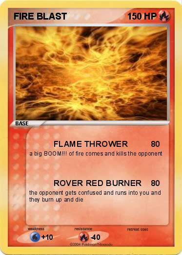 Pokemon FIRE BLAST
