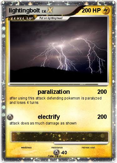 Pokemon lightingbolt