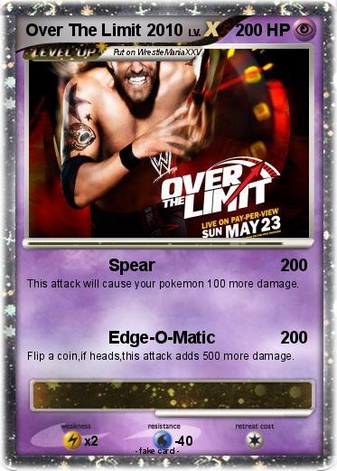 Pokemon Over The Limit 2010