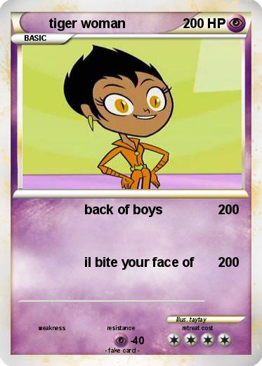 Pokemon tiger woman